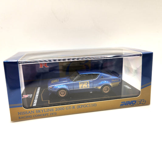 INNO64 - Nissan Skyline 2000 GT-R (KPGC110) Racing Concept Blue