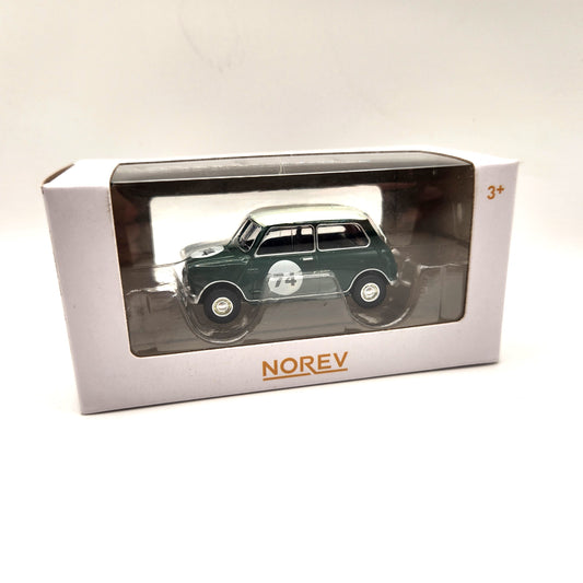 Norev - 1964 Mini Cooper S #74 Green - 1:54 Scale