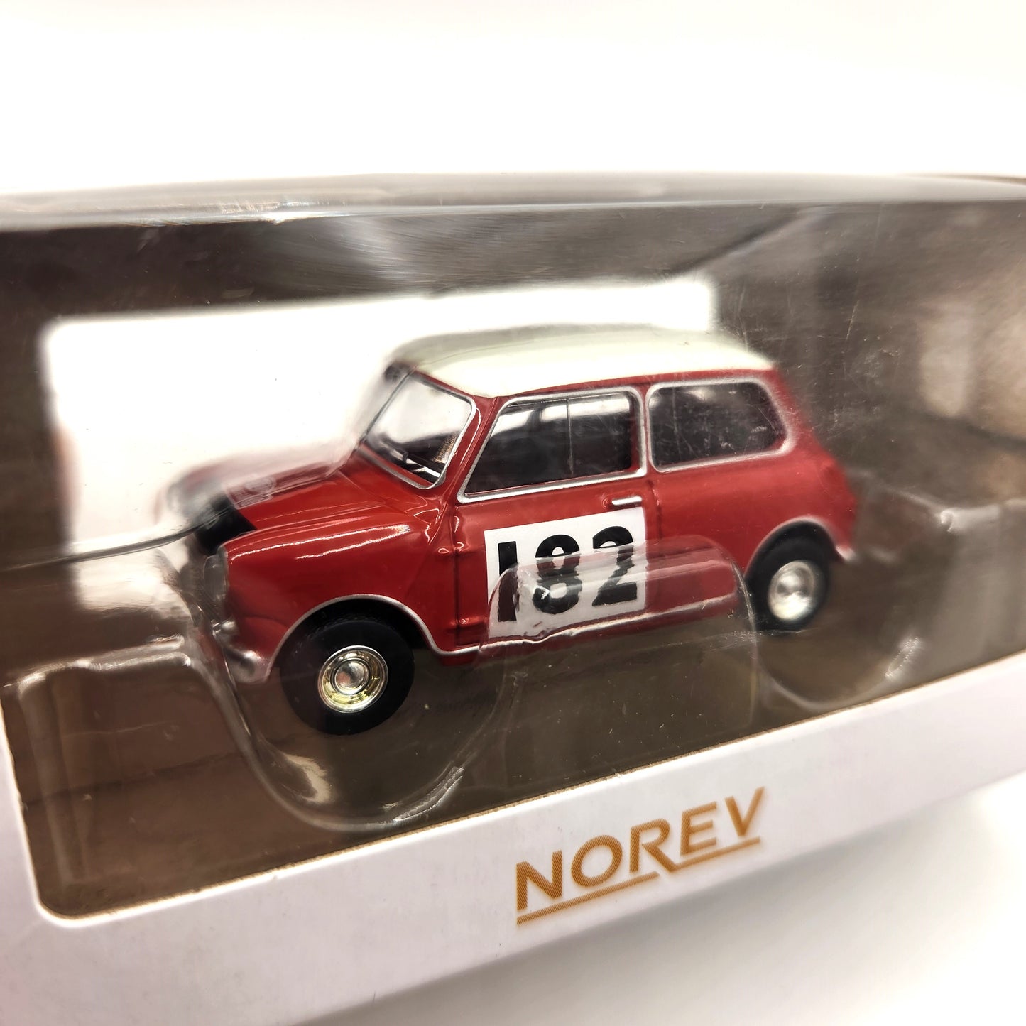 Norev - 1964 Mini Cooper S #182 Red - 1:54 Scale