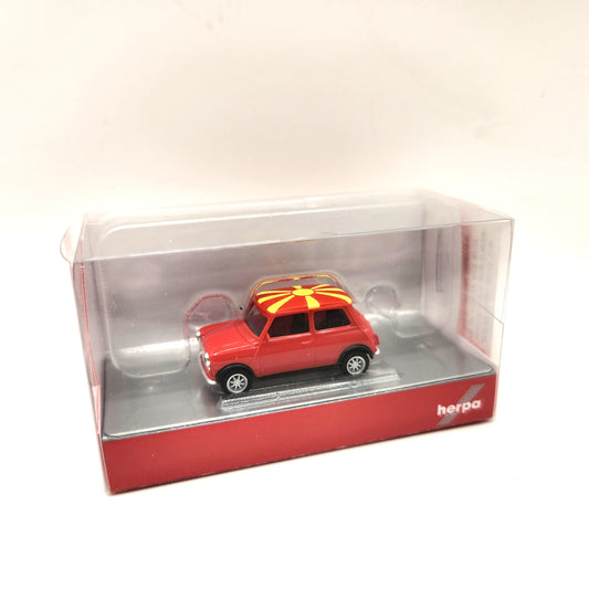 Herpa - Mini Cooper EK 2021 'North-Macedonia' - 1:87 Scale