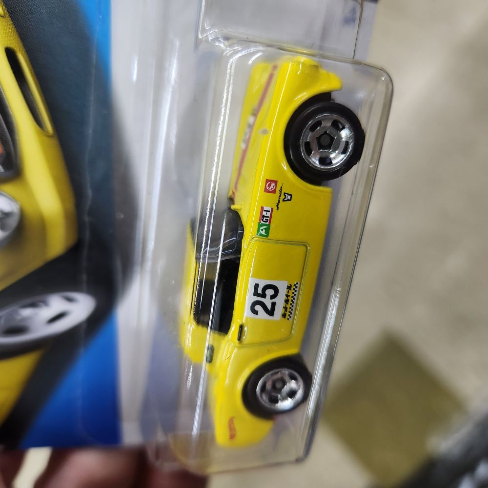 Hot Wheels - Honda S800 Racing #25 (Yellow) - Long Card