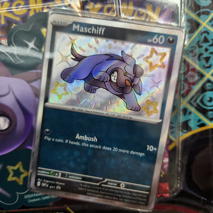 Pokemon TCG - Scarlet & Violet: Paldean Fates Tech Sticker Pack - Maschiff