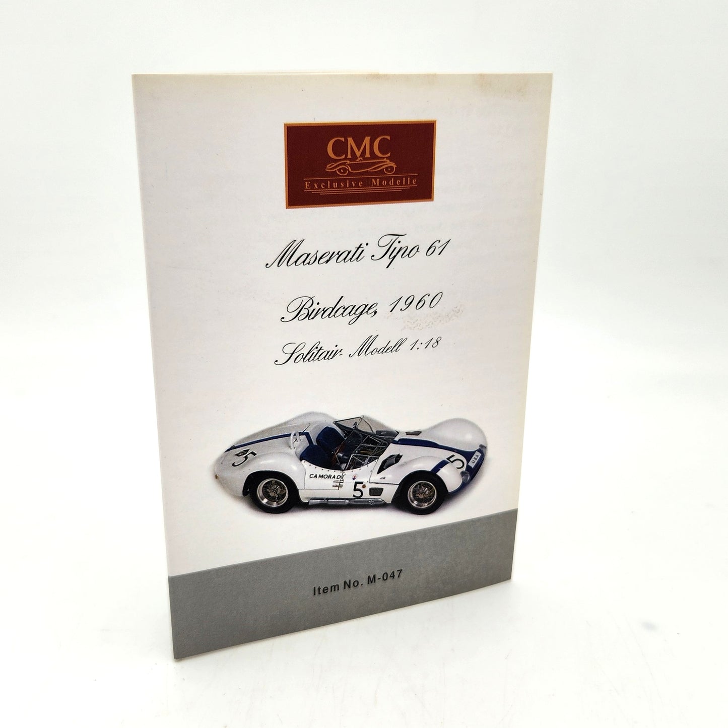 CMC - Maserati Tipo 61 Birdcage 1960 #5 - 1:18 Scale