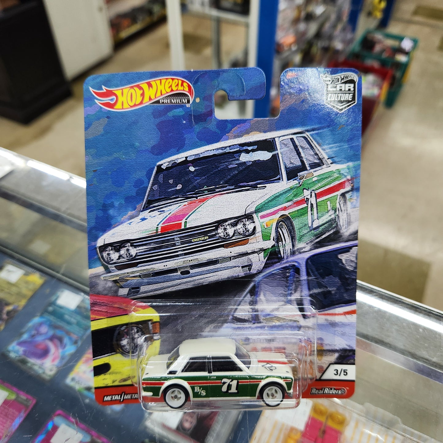 Hot Wheels Premium - '71 Datsun 510 #71 'Door Slammers' (2020)