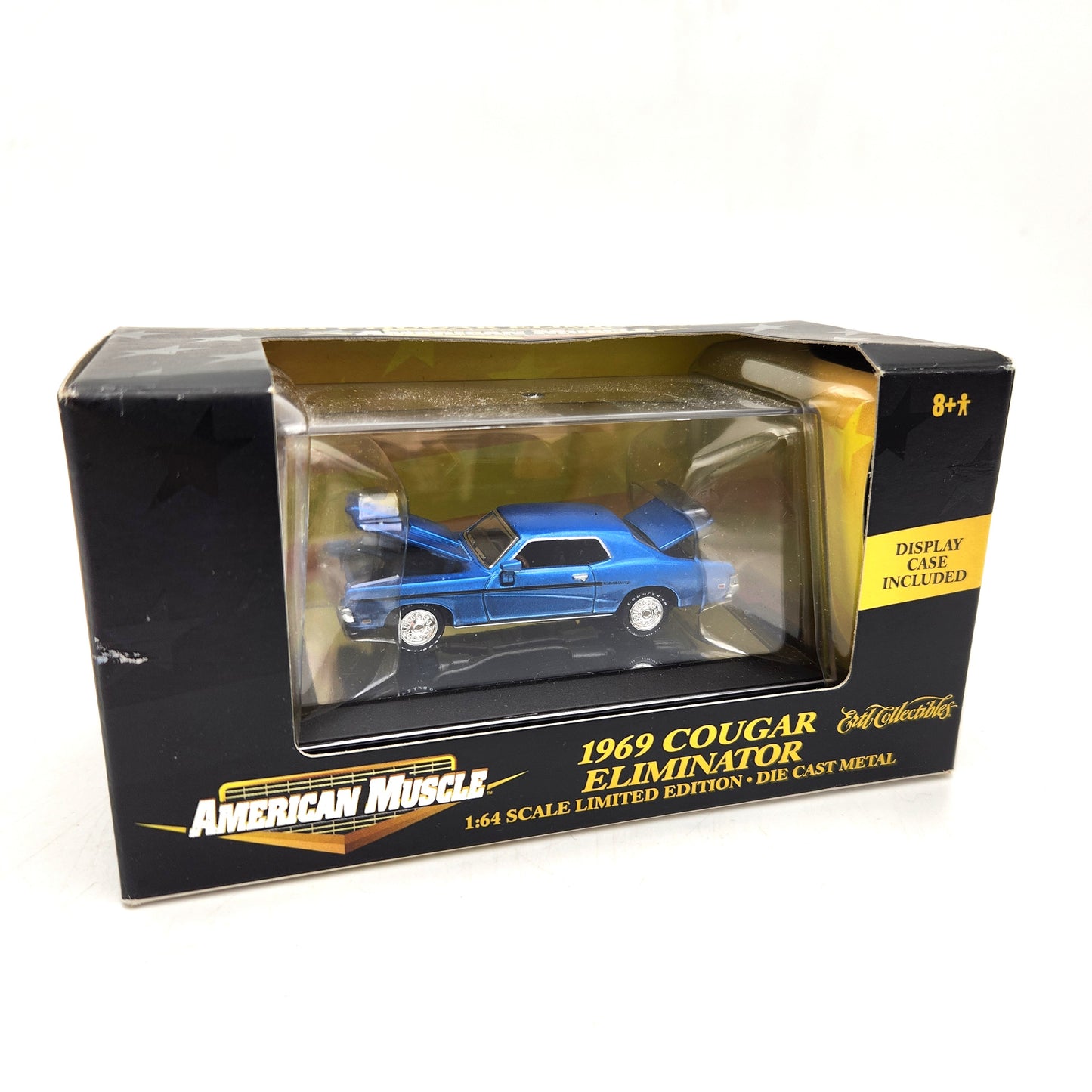 Ertl - 1969 Mercury Cougar Eliminator (Blue) - 1:64 Scale