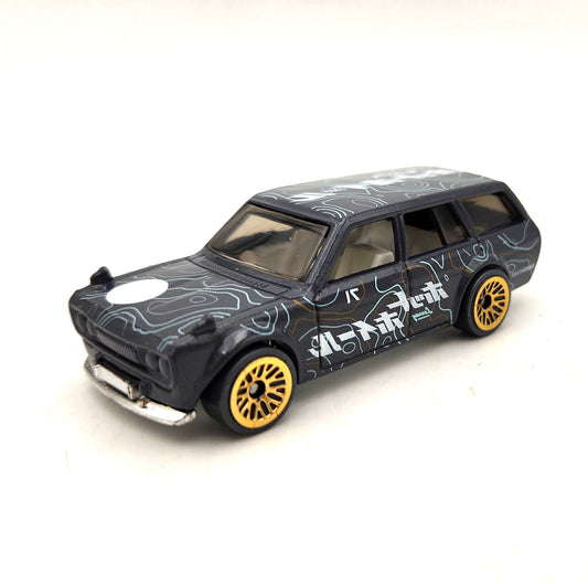 Uncarded - Hot Wheels - '71 Datsun Wagon 'Speed Blur' - 1:64 Scale