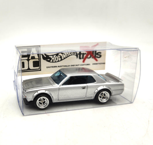 Uncarded - Hot Wheels - Nissan Skyline H/T  2000GT (Silver Custom) - 1:64 Scale