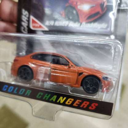 Majorette - Color Changers (New for 2024) - Alfa Romeo Giulia Quadrifoglio - 1:64 Scale