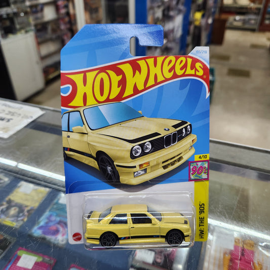 Hot Wheels - '92 BMW M3 Yellow - Long Card