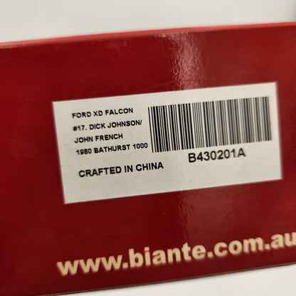 Biante - Ford XD Falcon #17 Dick Johnson/John French 1980 Bathurst 1000 Winner - 1:43 Scale