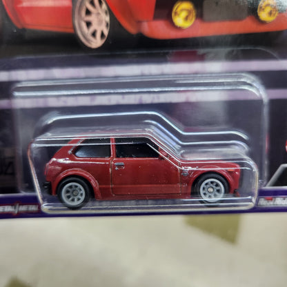 Hot Wheels Premium - Car Culture - 'Japan Historics' - Honda 1973 Civic Custom
