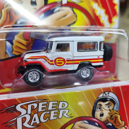 Johnny Lightning - Toyota 1980 Land Cruiser 'Speed Racer' - 1:64 Scale”