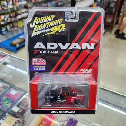 Johnny Lightning - Honda 2000 Civic 'ADVAN Yokohama' - 1:64 Scale