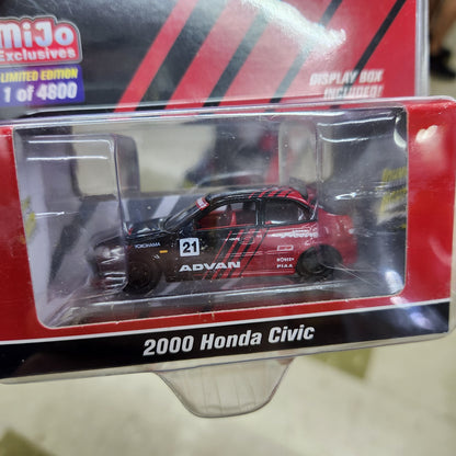 Johnny Lightning - Honda 2000 Civic 'ADVAN Yokohama' - 1:64 Scale