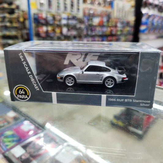 Para64 - Porsche 1986 RUF BTR (Slantnose) Silver - 1:64 Scale
