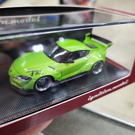 Ignition Model - Toyota Supra A90 'Pandem' (Green Metallic) - 1:64 Scale