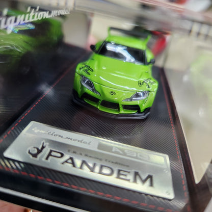 Ignition Model - Toyota Supra A90 'Pandem' (Green Metallic) - 1:64 Scale