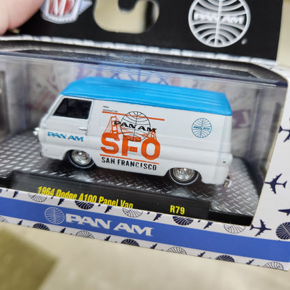 M2 Machines - 'Detroit Wheels' Mix 79 - 1964 Dodge A100 Panel Van 'PAN AM'