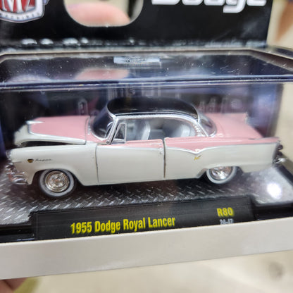 M2 Machines - 'Detroit Muscle' Mix 80 - 1955 Dodge Royal Lancer
