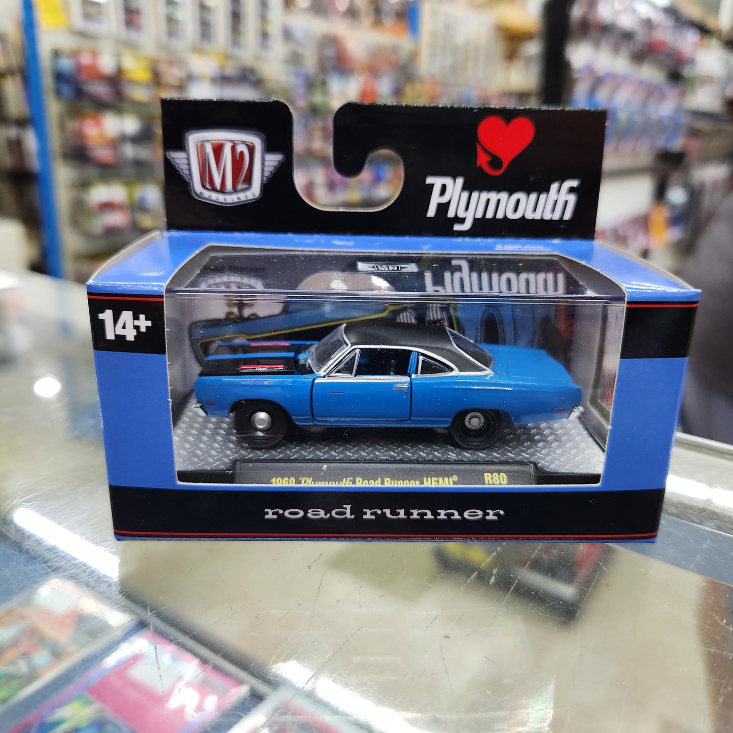 M2 Machines - 'Detroit Muscle' Mix 80 - 1969 Plymouth Road Runner Hemi