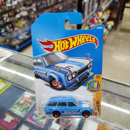 Hot Wheels - 1971 Datsun Bluebird 510 Wagon 'JNC Surf Patrol' - Long Card