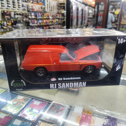 DDA - Holden 1975 HJ Sandman Panel Van (Mandarin Red) - 1:24 Scale