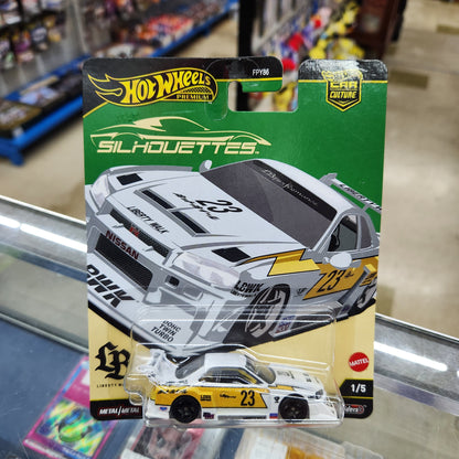 Hot Wheels Premium - Car Culture - 'Silhouettes' - LB-ER34 Super Silhouette Nissan Skyline