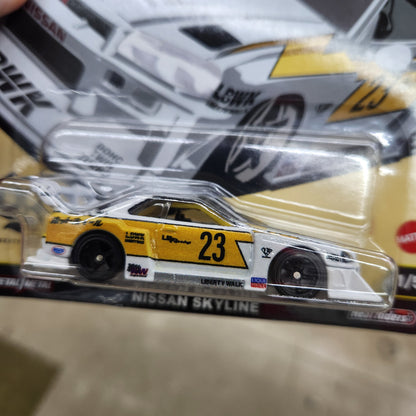 Hot Wheels Premium - Car Culture - 'Silhouettes' - LB-ER34 Super Silhouette Nissan Skyline