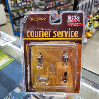 American Diorama - Diecast Figures - Courier Service - 1:64 Scale