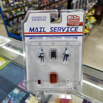 American Diorama - Diecast Figures - Mail Service - 1:64 Scale