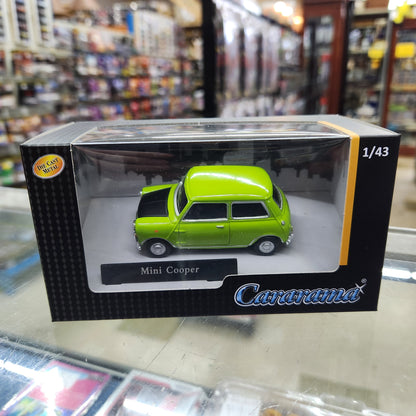 Cararama - Mini Cooper 'Mr Bean' (Lime/Black) - 1:43 Scale