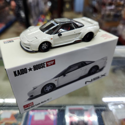 MiniGT - Honda NSX (NA1) Kaido Works V2 (White)
