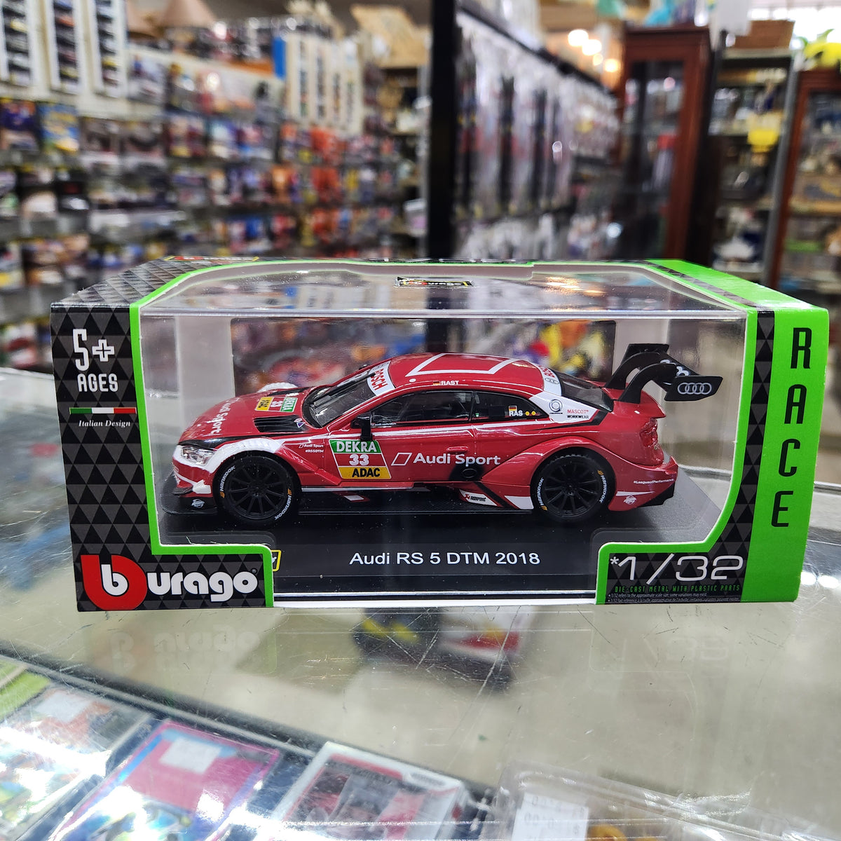 Bburago - Race Series - Audi RS DTM 2018 - 1:32 Scale – Relove Oxley ...