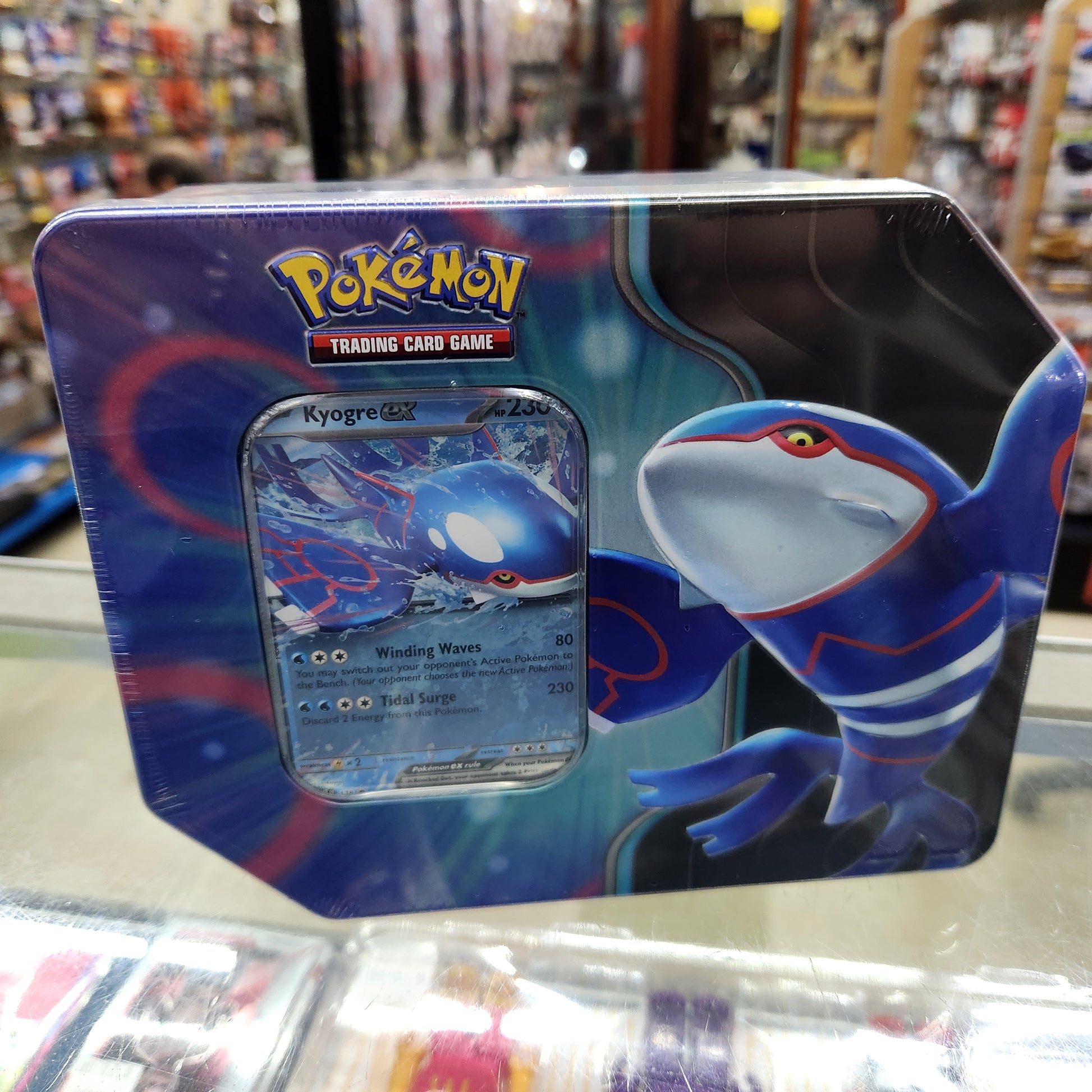 Pokemon TCG - Azure Legends Tin - Kyogre Ex Relove Oxley - Vintage, Vinyl & Collectibles Pokemon TCG - Azure Legends Tin - Kyogre Ex Relove Oxley - Vintage, Vinyl & Collectibles