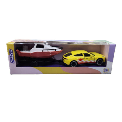 Majorette - Pink Drivez - Porsche Panamera + Boat