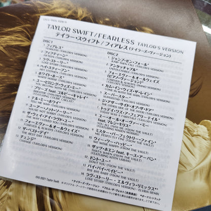 Taylor Swift, Fearless (Taylors Version) (Japan Import) 2CD + Poster