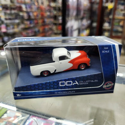 DDA - Holden 1948 FX Utility (White / Red) - 1:64 Scale