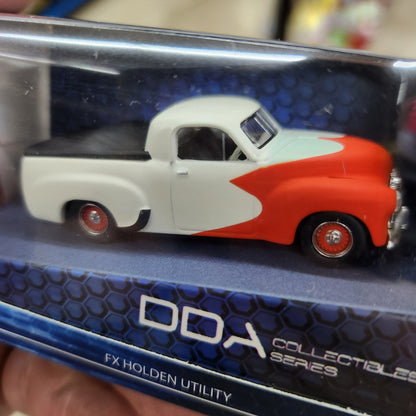 DDA - Holden 1948 FX Utility (White / Red) - 1:64 Scale