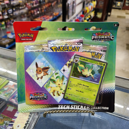 Pokemon TCG - Scarlet & Violet: Prismatic Evolutions Tech Sticker - Leafeon