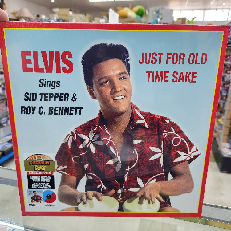 NEW - Elvis Presley, Sings Sid Tepper & Roy C. Bennett (Just for Old Times Sake) Red/Blue LP  - RSD2025