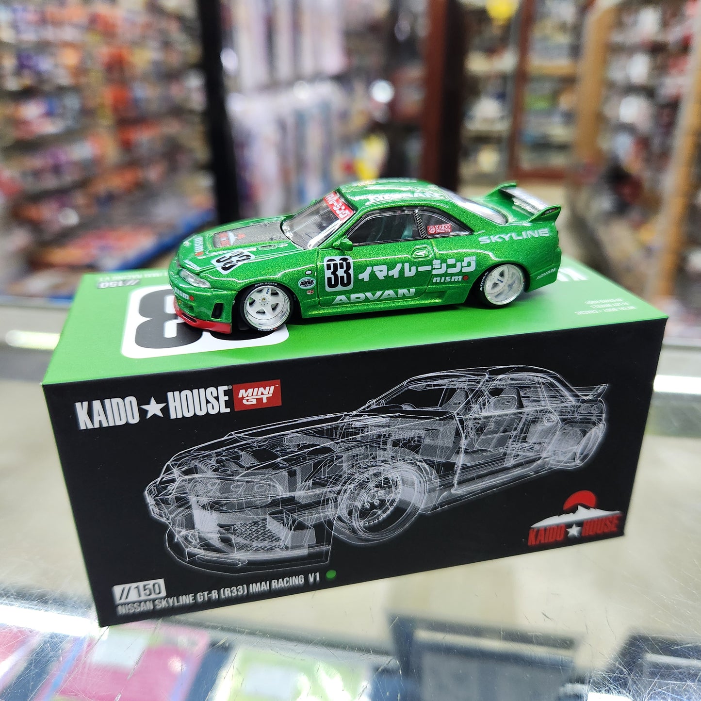MiniGT - Kaido House Nissan Skyline GT-R (R33) Imai Racing
