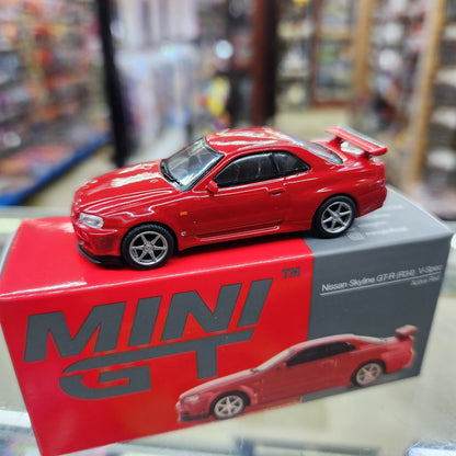 MiniGT - Nissan Skyline GT-R (R34) V-Spec Active Red
