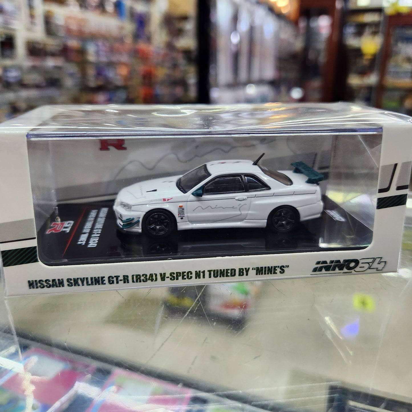 INNO64 - Nissan 1999 Skyline GT-R (R34) V-Spec Tuned 'Mine's' - 1:64 Scale