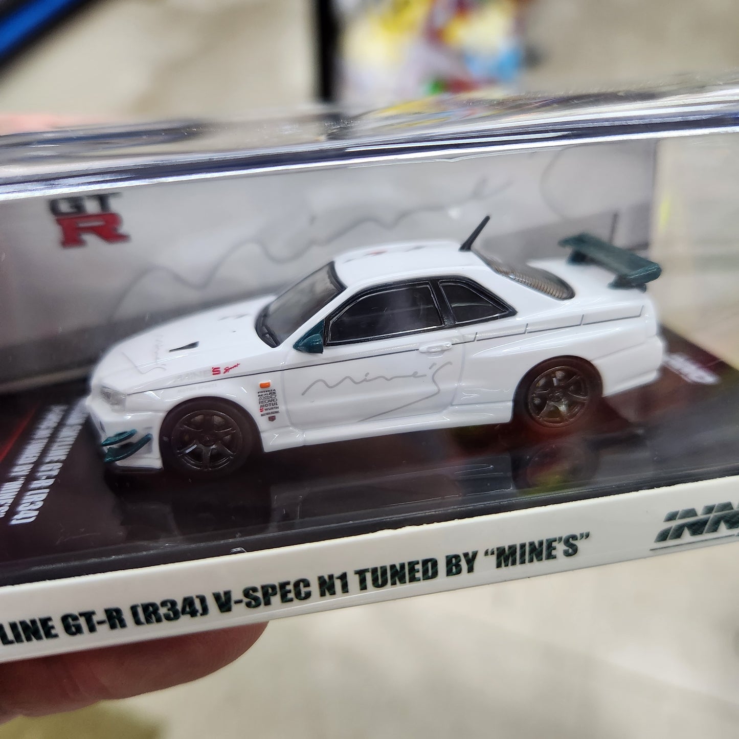INNO64 - Nissan 1999 Skyline GT-R (R34) V-Spec Tuned 'Mine's' - 1:64 Scale