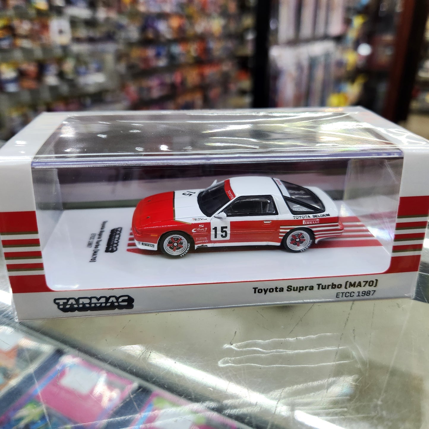 Tarmac Works - Toyota 1987 Supra Turbo MA70 #15 Micangeli/Calderari ETCC - 1:64 Scale