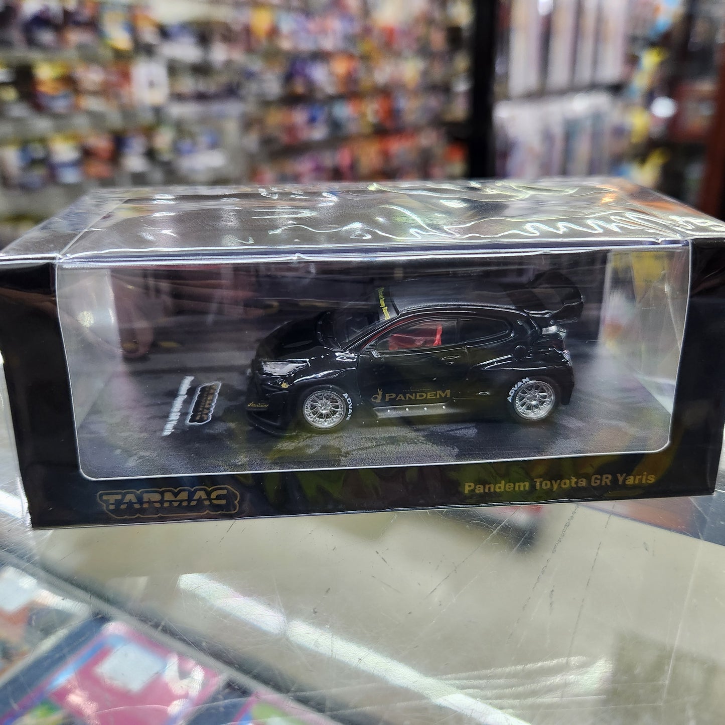 Tarmac Works - Toyota Pandem Yaris GR (Black) - 1:64 Scale