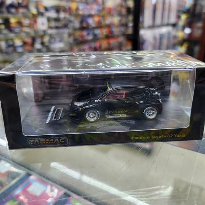 Tarmac Works - Toyota Pandem Yaris GR (Black) - 1:64 Scale