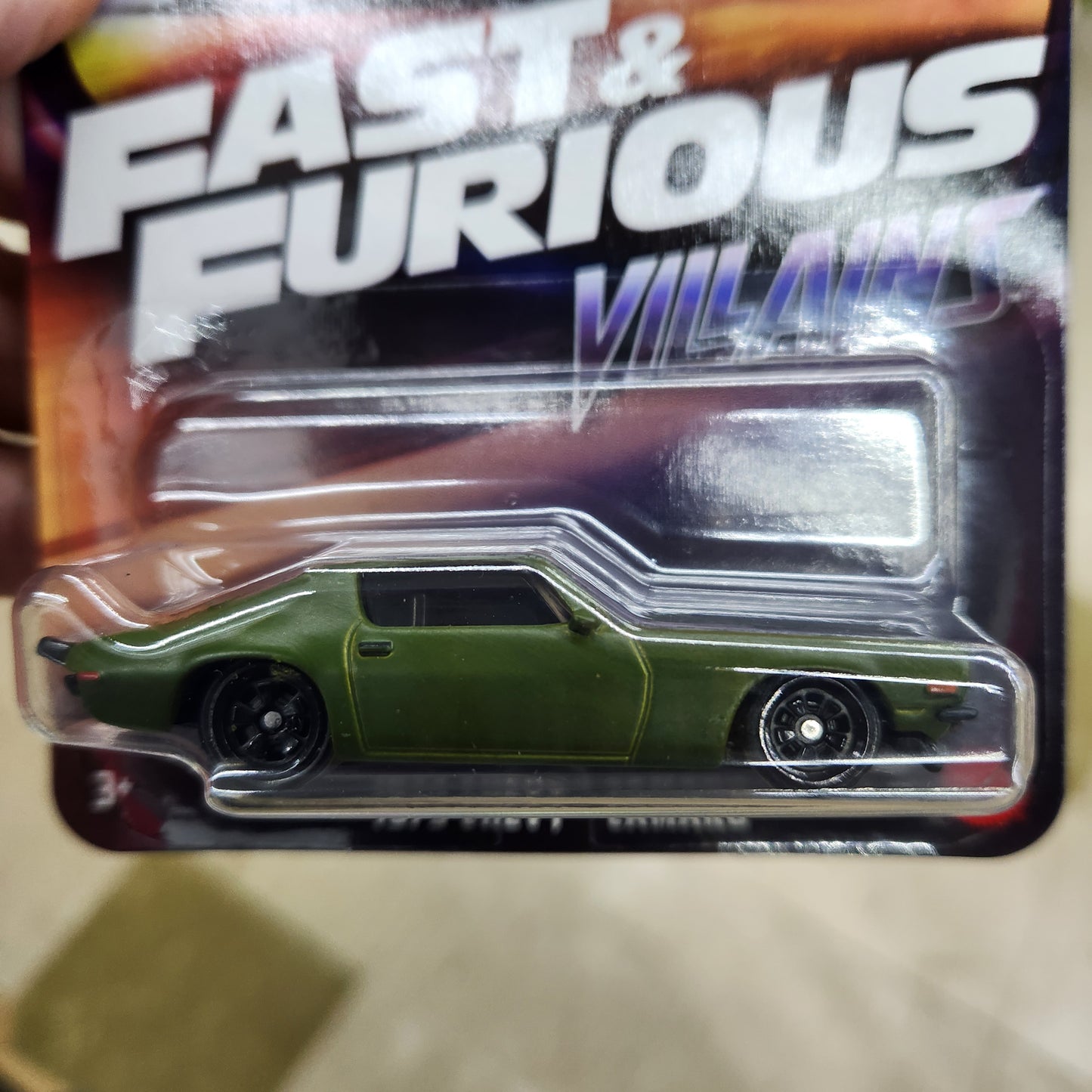 Hot Wheels - Fast & Furious: Villains - 1973 Chevy Camaro (Army Green)