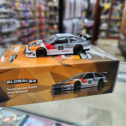 Tarmac Works - Toyota Sprinter Trueno AE86 Widebody TRD 'JonSibal' - 1:64 Scale
