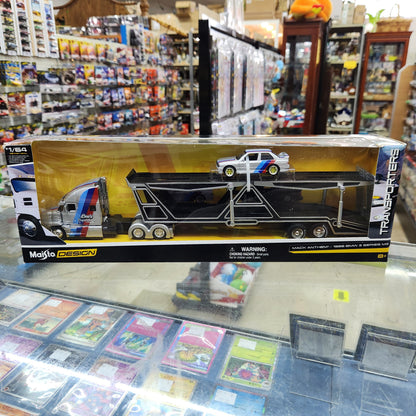Maisto - Mack Anthem Car Transporter with 1988 BMW 3 Series M3 - 1:64 Scale